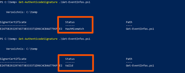 Signierte Powershell Scripts Abz Informatik